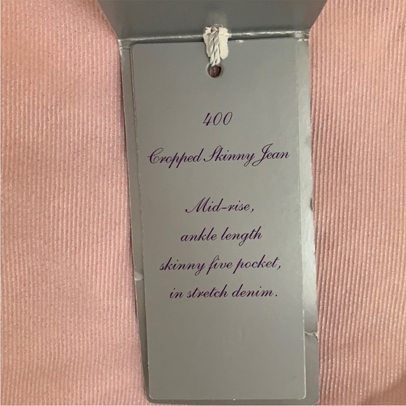 Ralph Lauren Collection 400 Matchstick Foiled Jean in Summer Pink - Picture 16 of 16